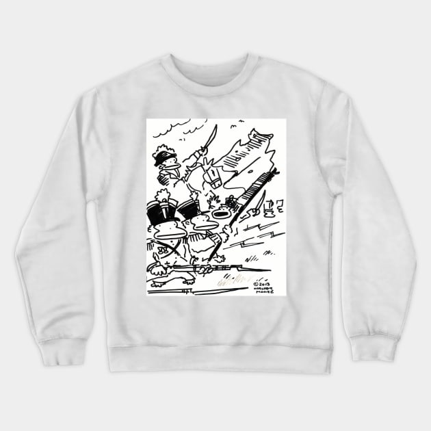 Advance of the Ape Regiment Crewneck Sweatshirt by WalterMoore